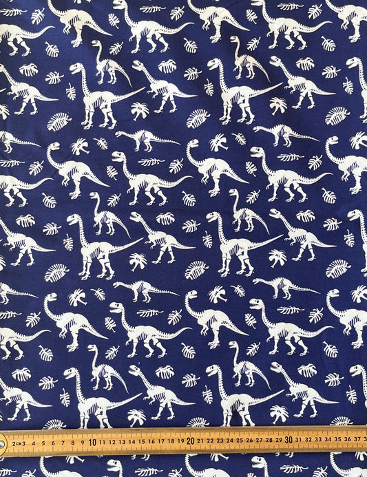 Midnight Fossils French Terry 280gsm