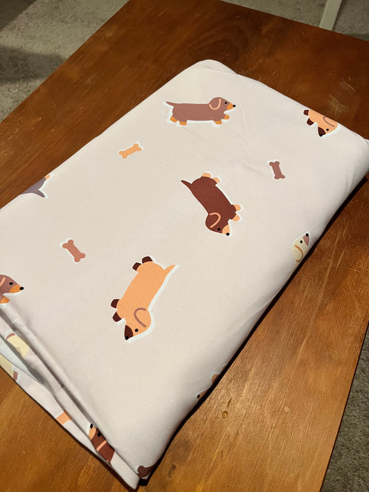 Hot Dogs Cotton Lycra 280gsm Fabric