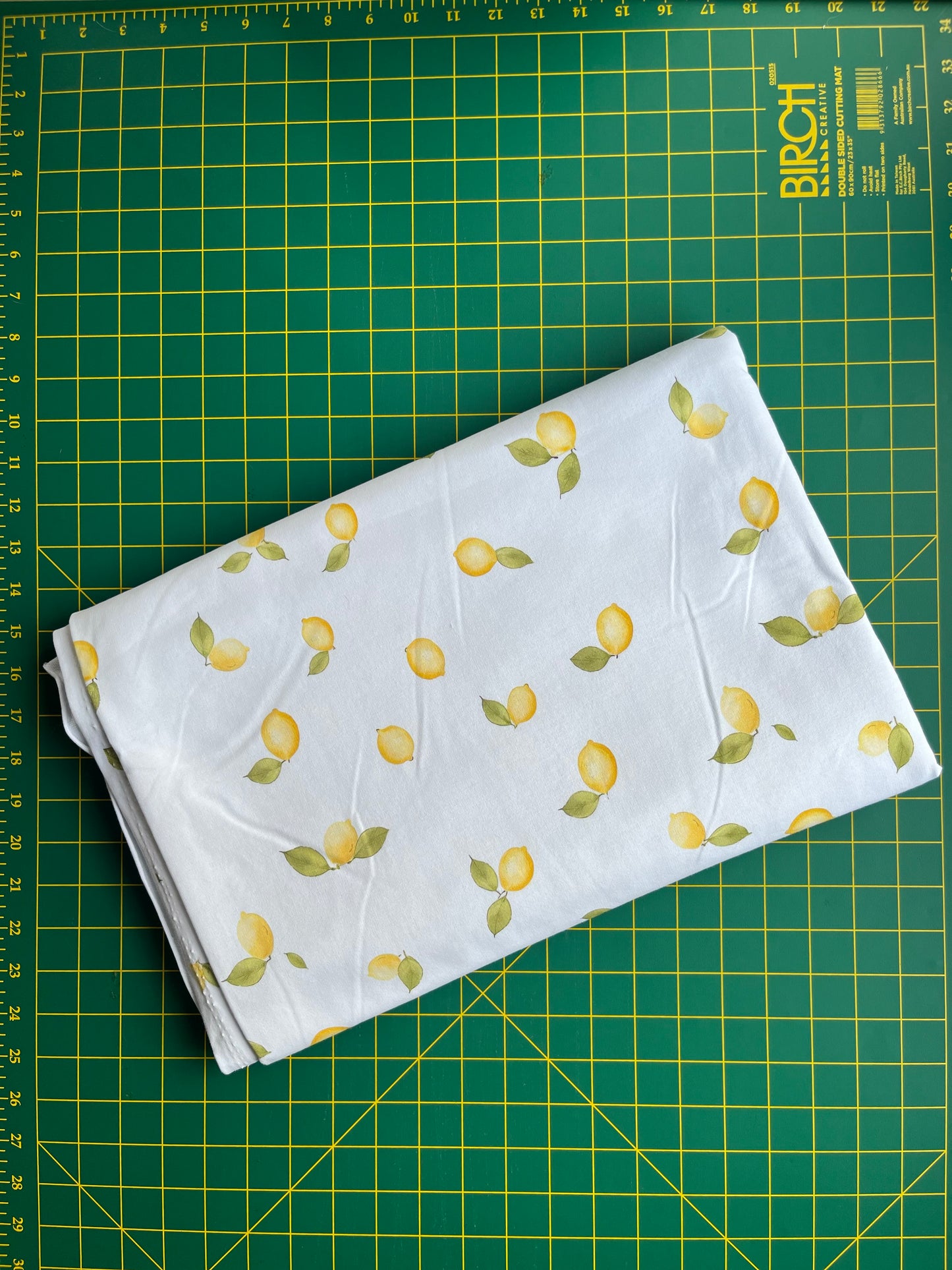 Lemon Zest Watercolour Pre-Order Fabric