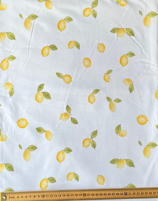 Lemon Zest Watercolour Pre-Order Fabric