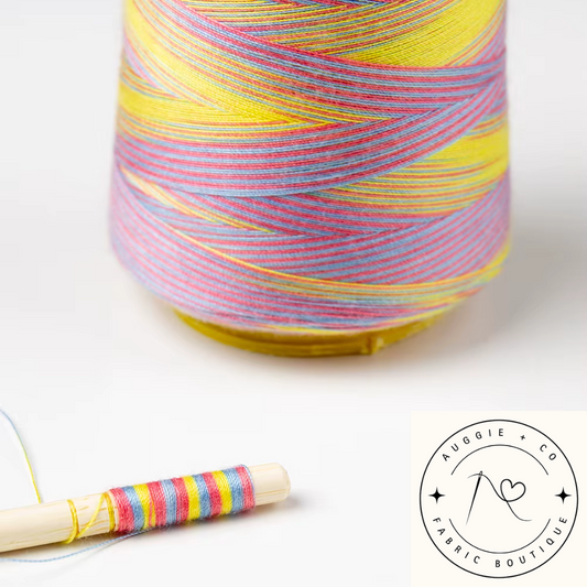Rainbow Overlocking Thread