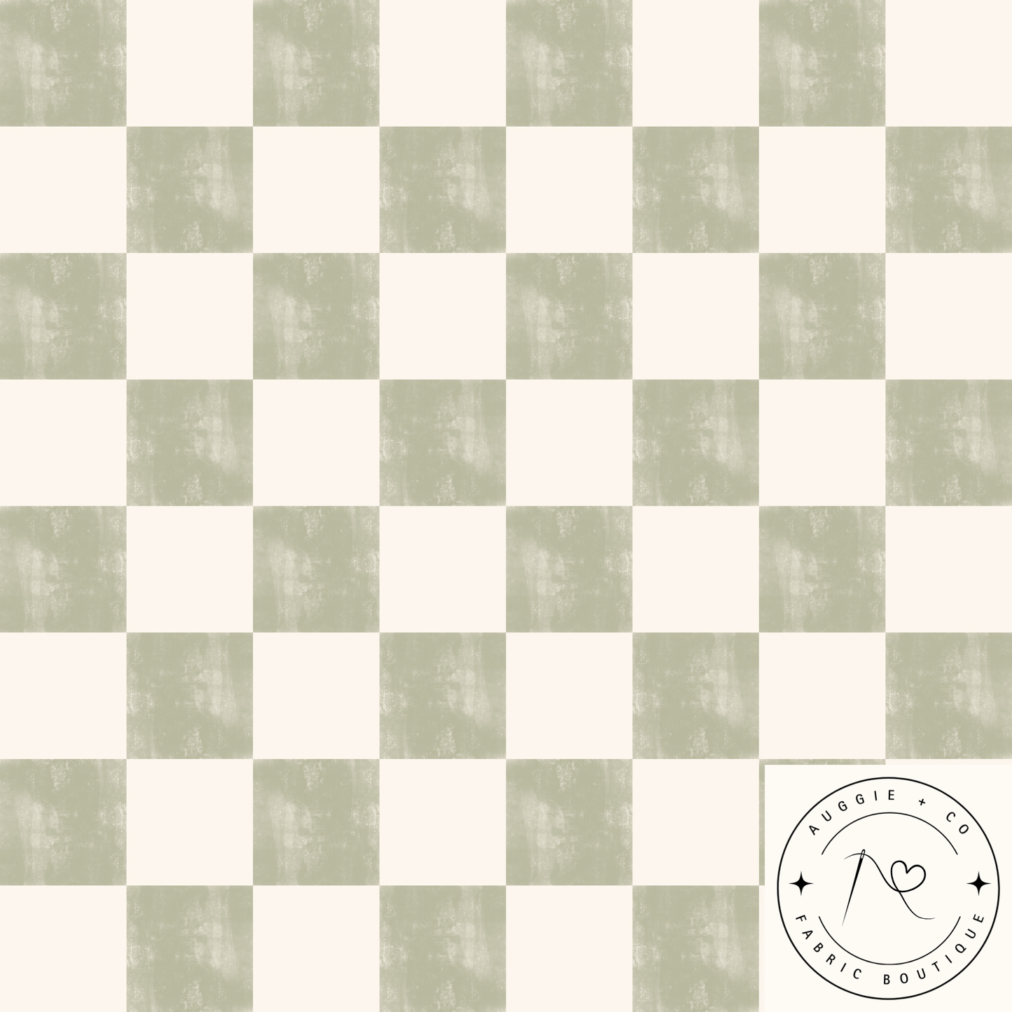 Olive Check PRE-ORDER Fabric