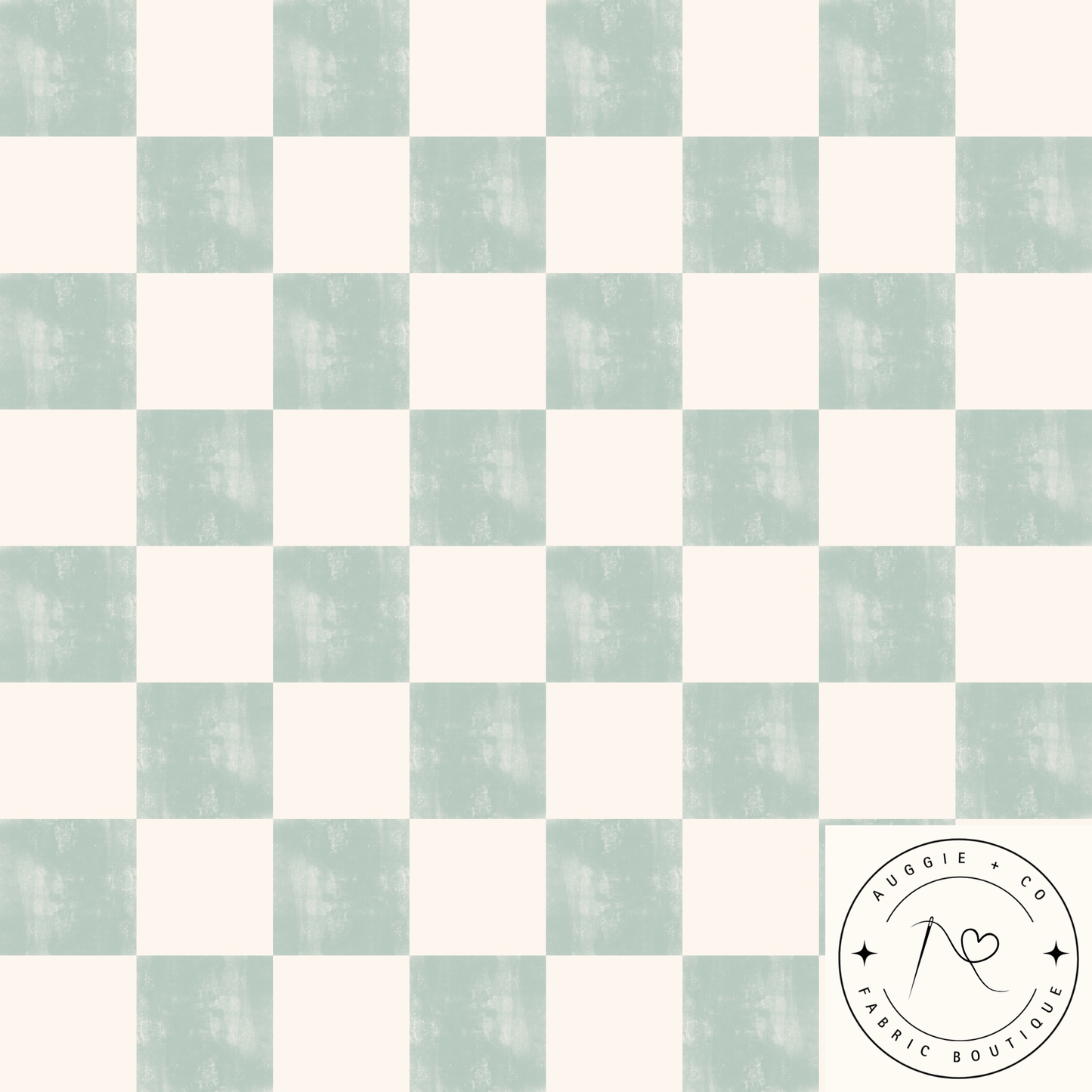 Misty Teal Check PRE-ORDER Fabric