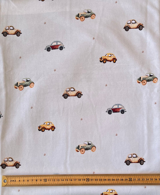 Vintage Vehicles French Terry 280gsm