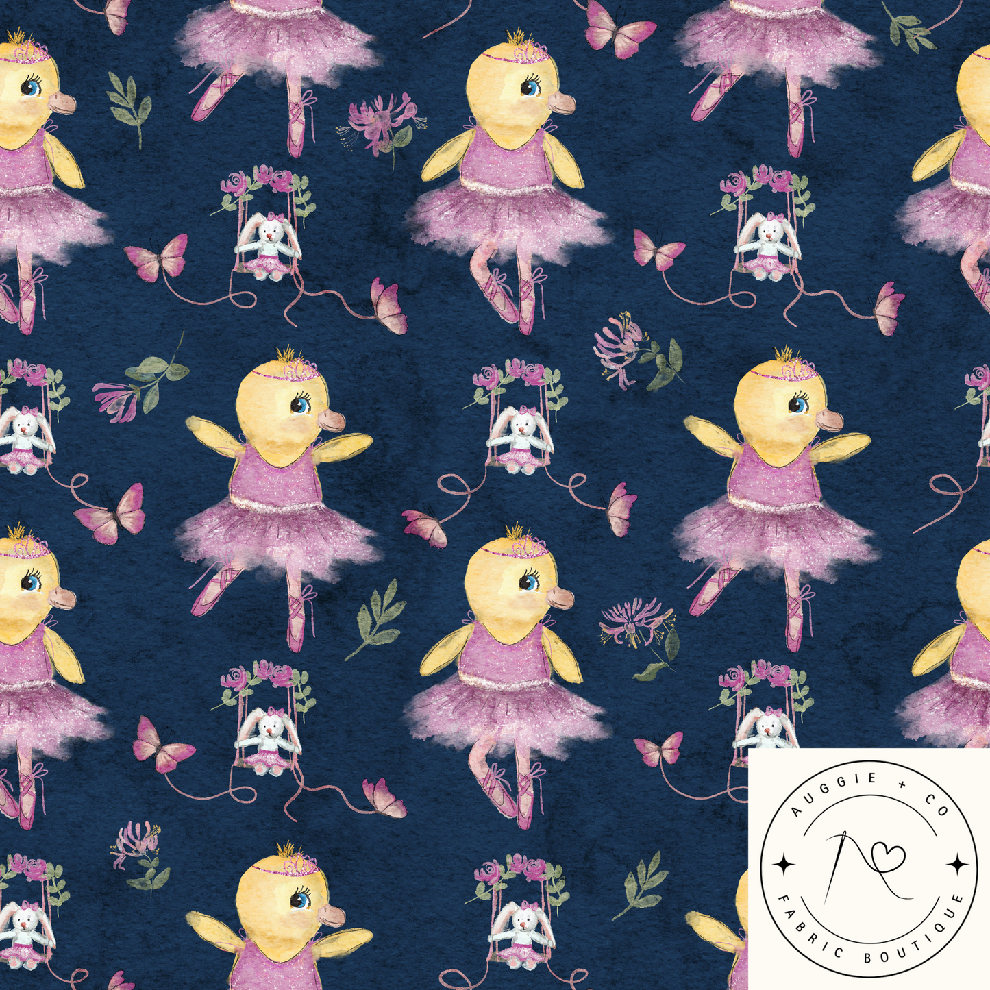 The Nut-Quacker Cotton Lycra 240 gsm Fabric