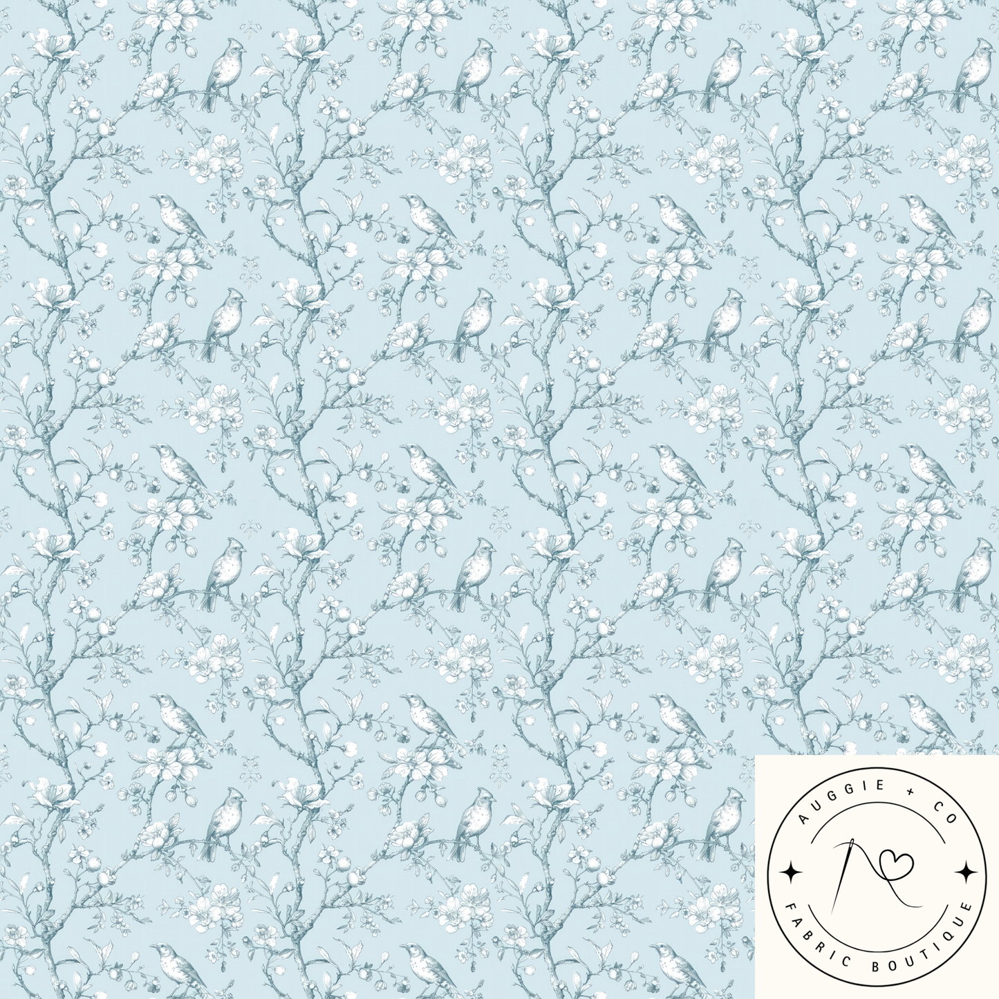 Blue Birds โ Pre-Order Fabric