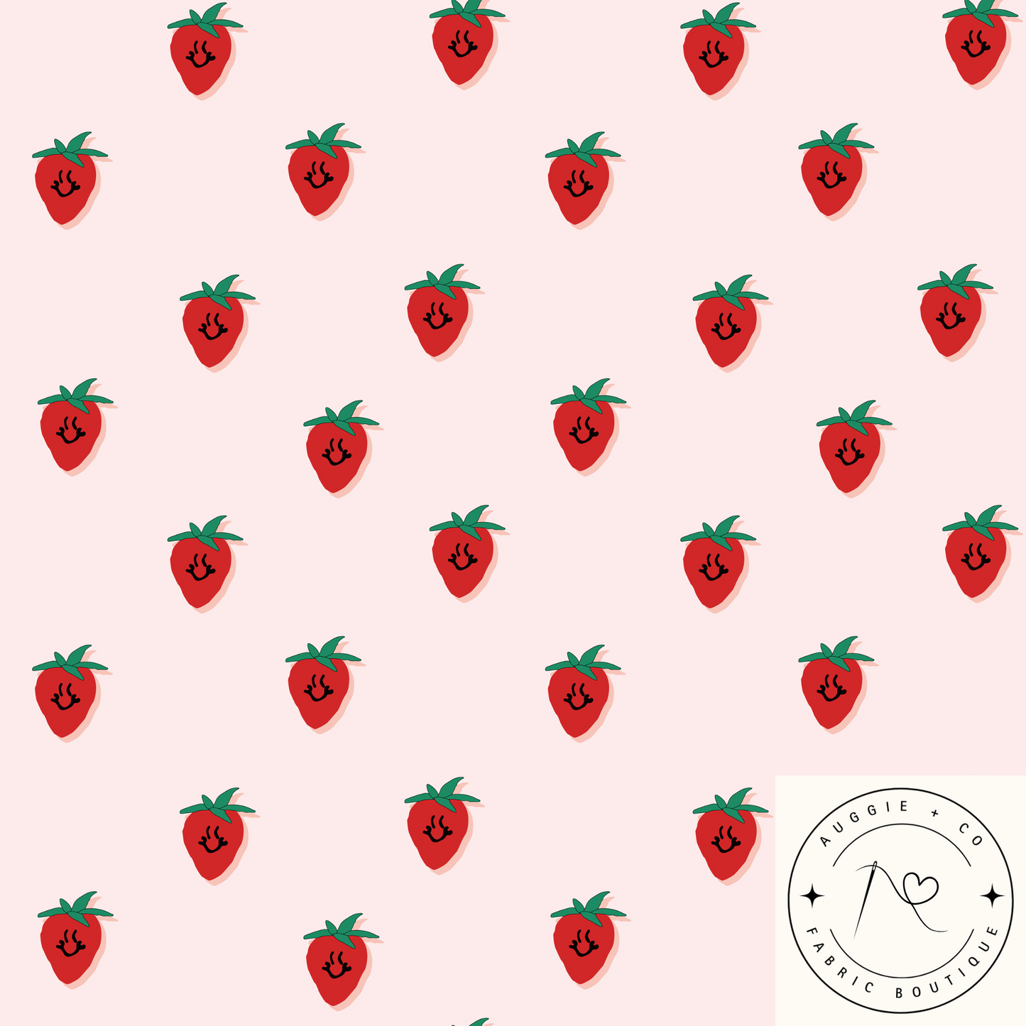 Strawberry Fields - Cotton Waffle