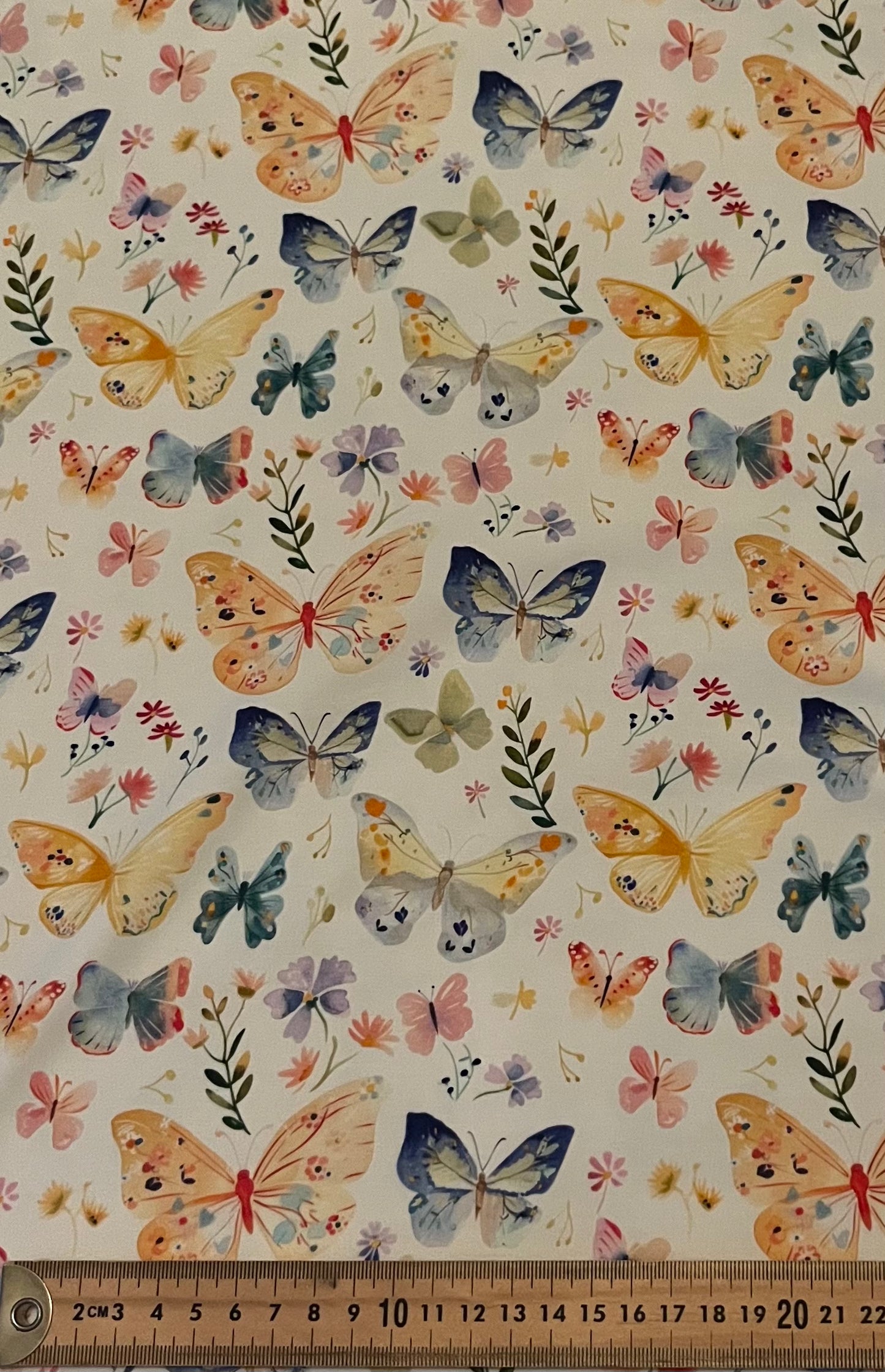 Whimsical Wings (Small) Cotton Lycra 220gsm Fabric