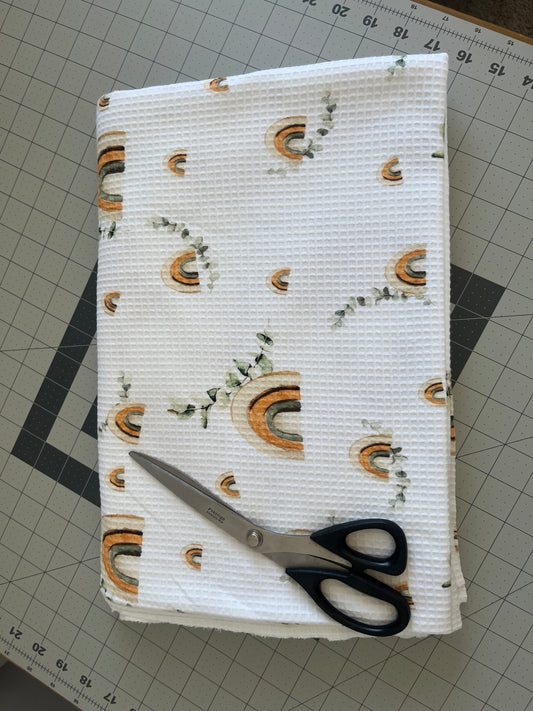 Boho Rainbows - Cotton Waffle