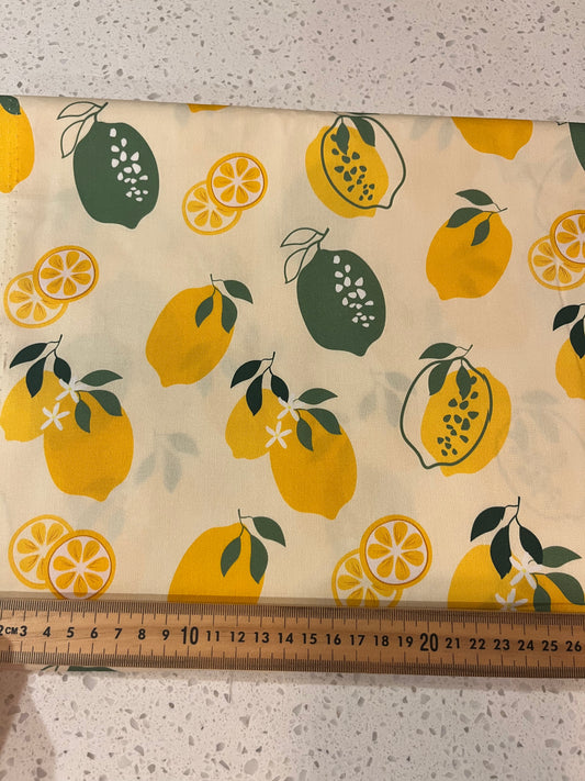 Lemon & Limes 100% Cotton Twill 120gsm Fabric