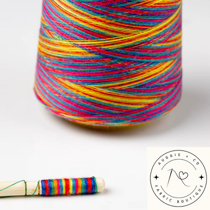 Rainbow Overlocking Thread
