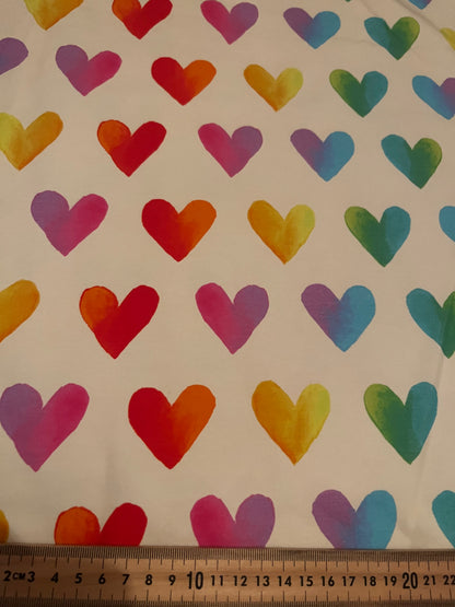 Love in Colour Cotton Lycra 240gsm Fabric