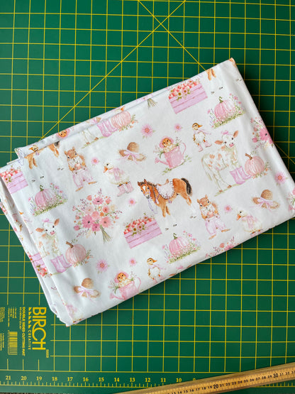 Blush Barn Days Cotton Lycra 240gsm Fabric
