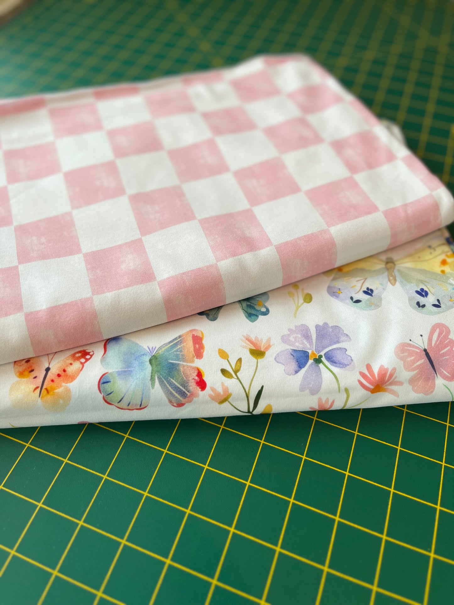Whimsical Wings Cotton Lycra 240gsm Fabric