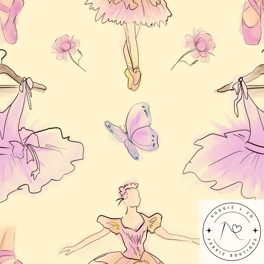 Ballet Watercolour - Light Corduroy