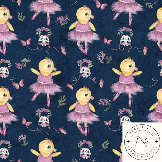 The Nut-Quacker Cotton Lycra 240 gsm Fabric