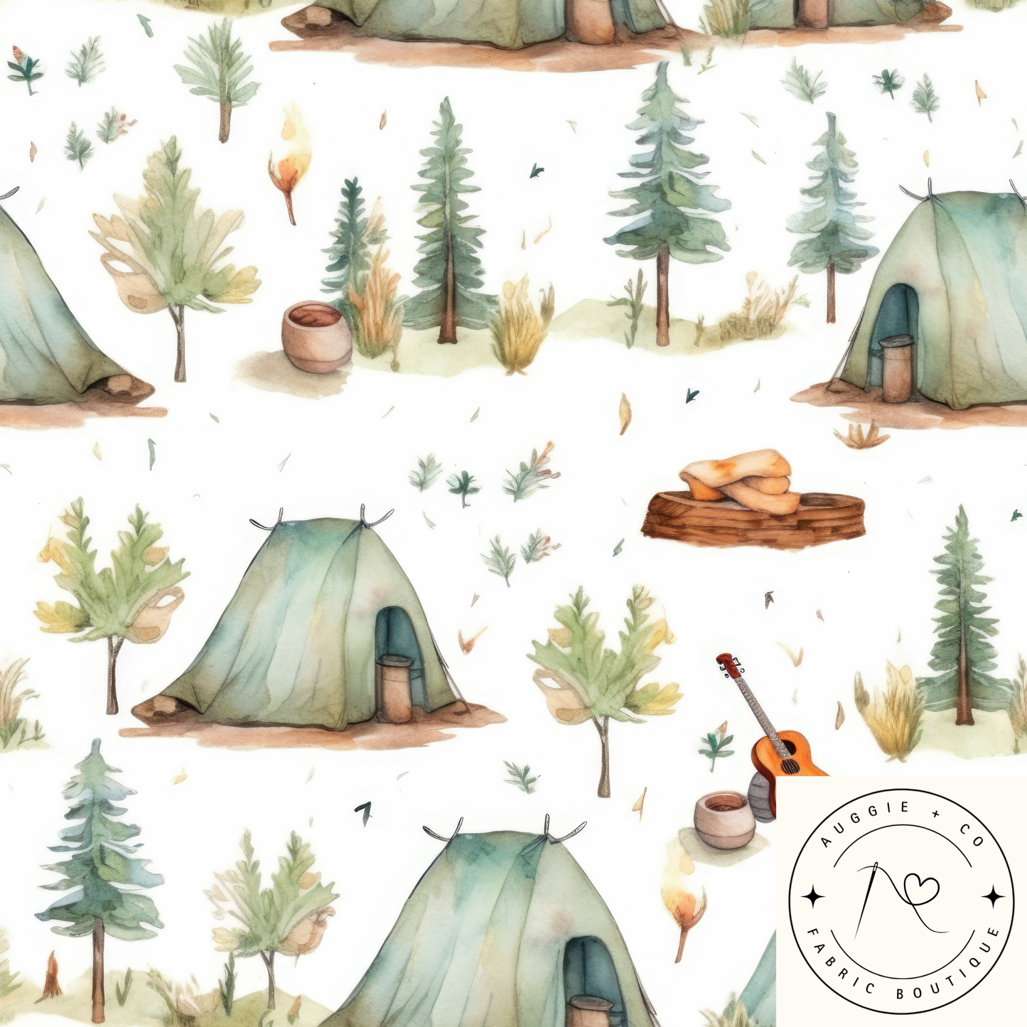Watercolour Camp – Pre-Order Fabric