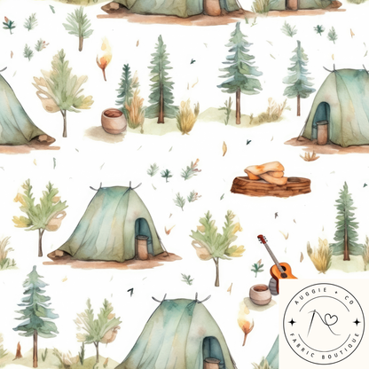 Watercolour Camp – Pre-Order Fabric