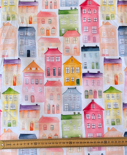 Nordic Neighbourhood Watercolour French Terry 280gsm
