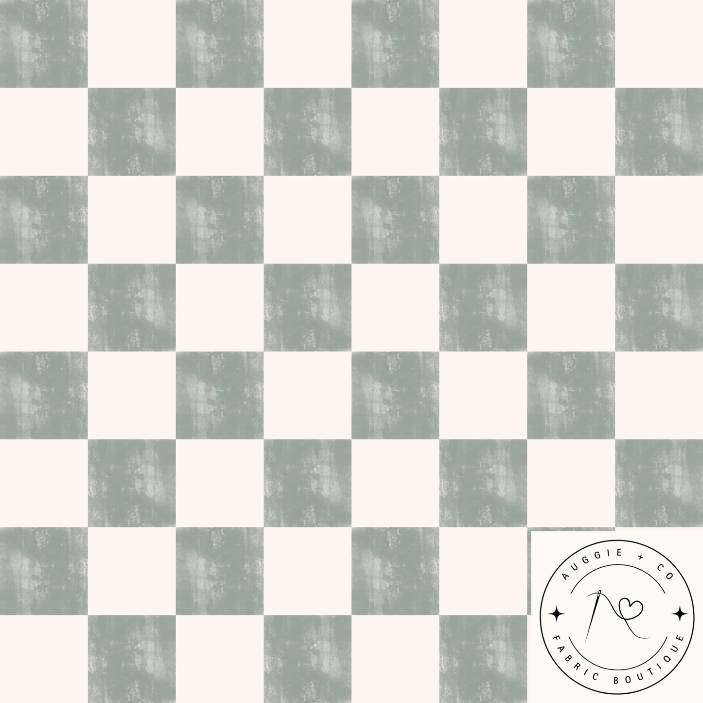 Jade Check Cotton Lycra 240gsm Fabric