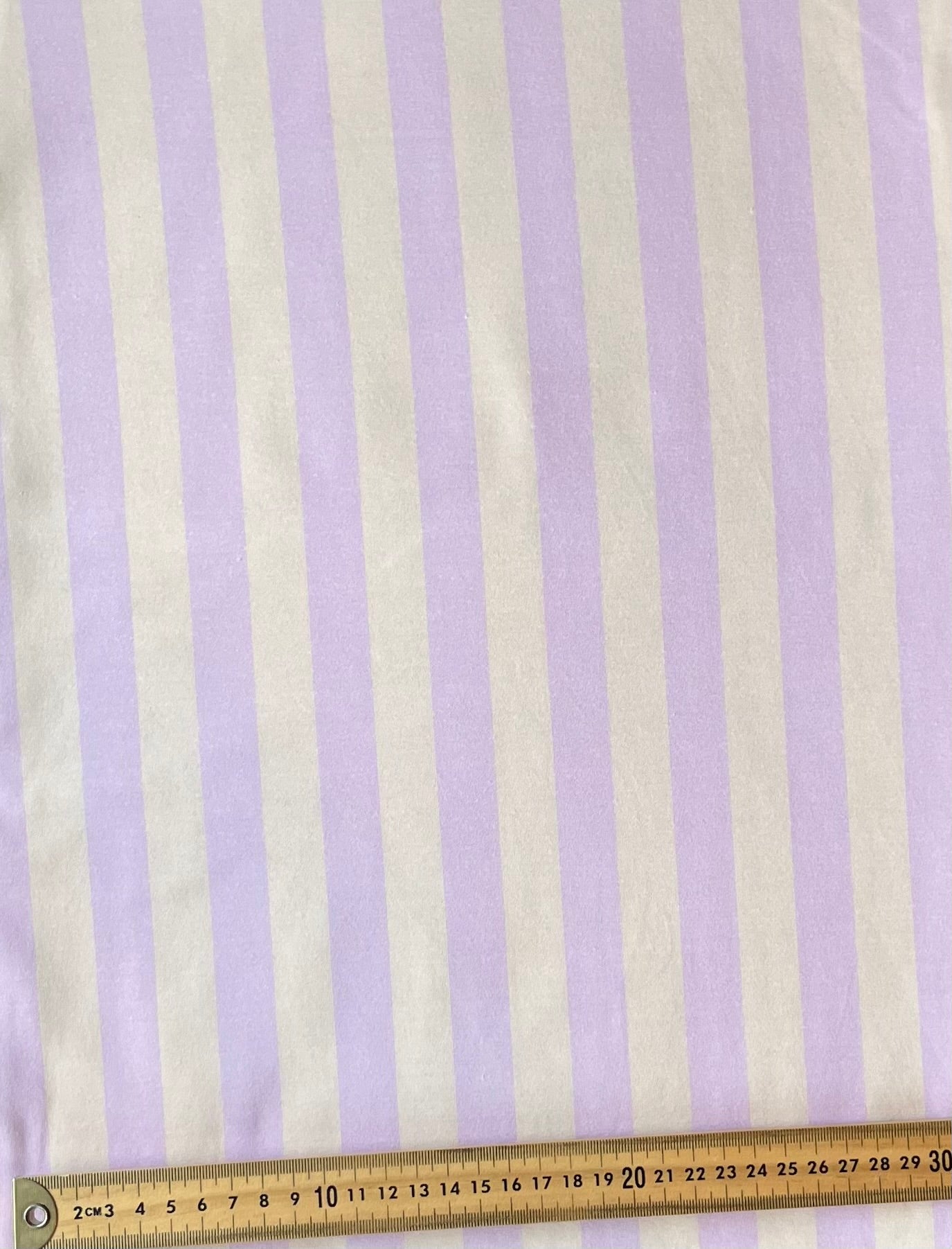 Berry Stripe Cotton Lycra 240gsm Fabric