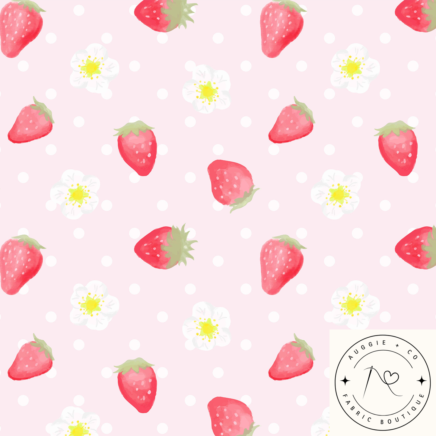 Sweet Berry Blooms PUL Fabric