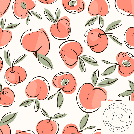 Peaches n Cream - Cotton Waffle