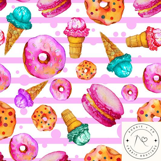 Treat Time Cotton Lycra 280gsm Fabric