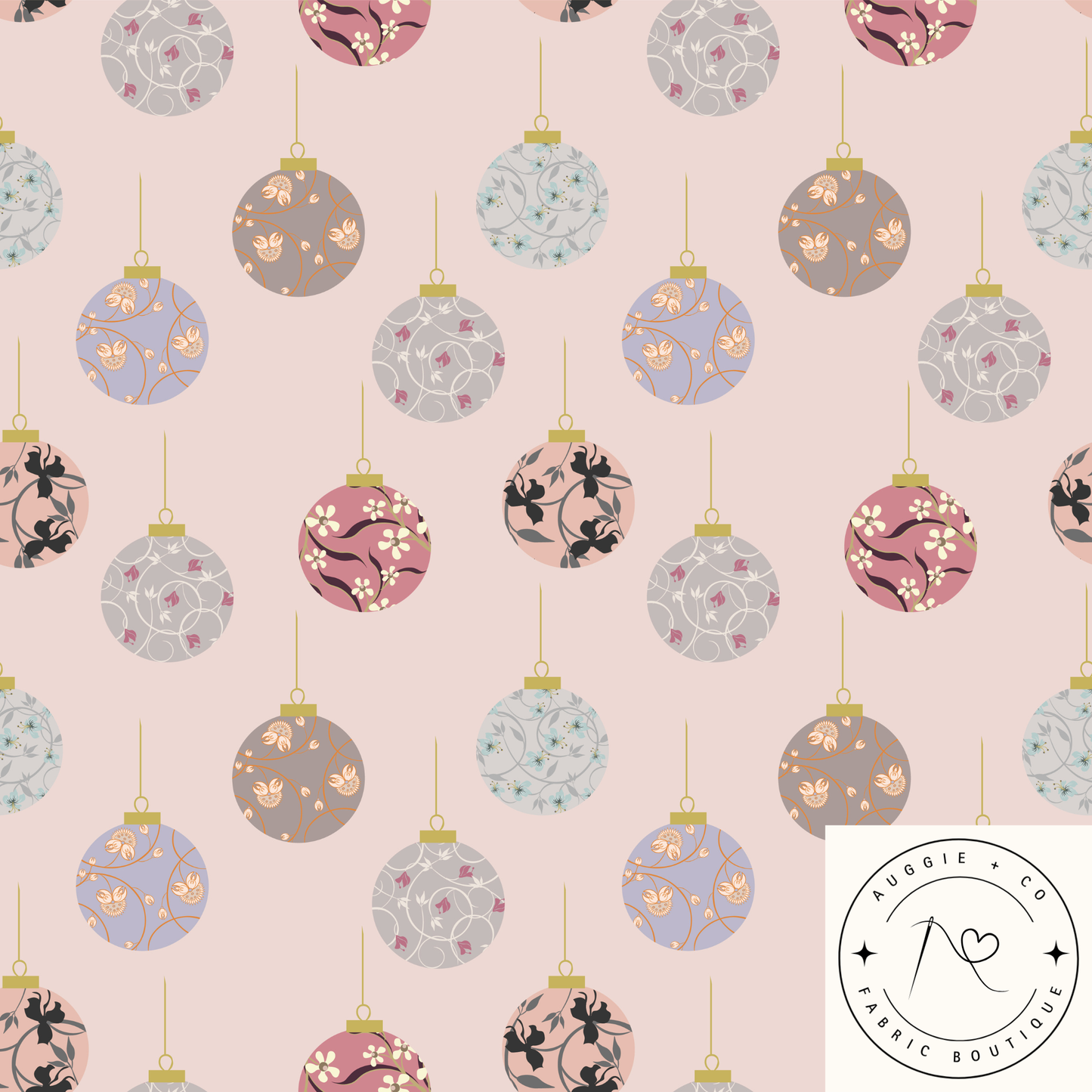 Christmas Baw-Balls PUL Fabric