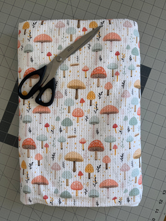 Mushroom Magic - Cotton Waffle