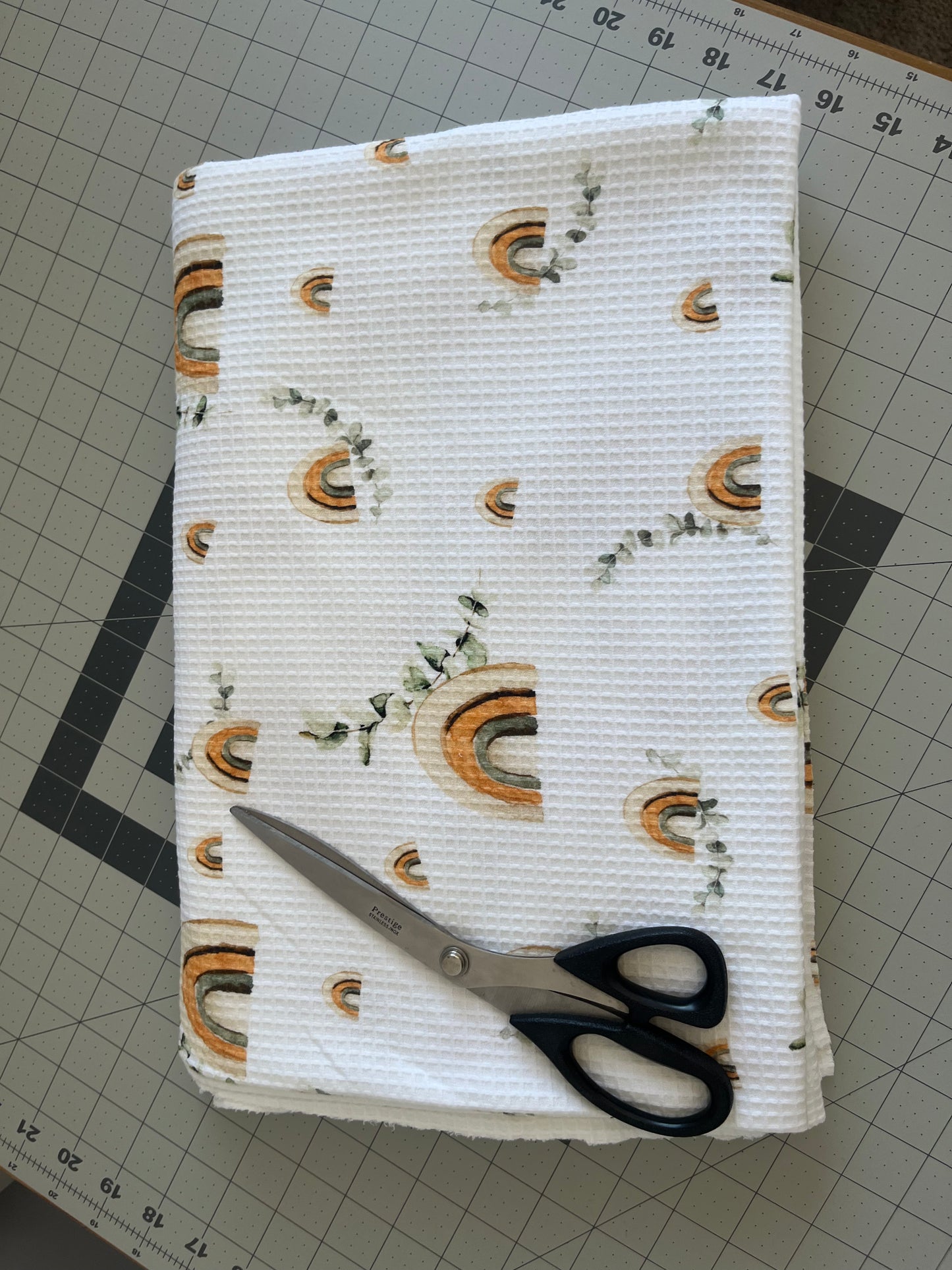 Boho Rainbows - Cotton Waffle