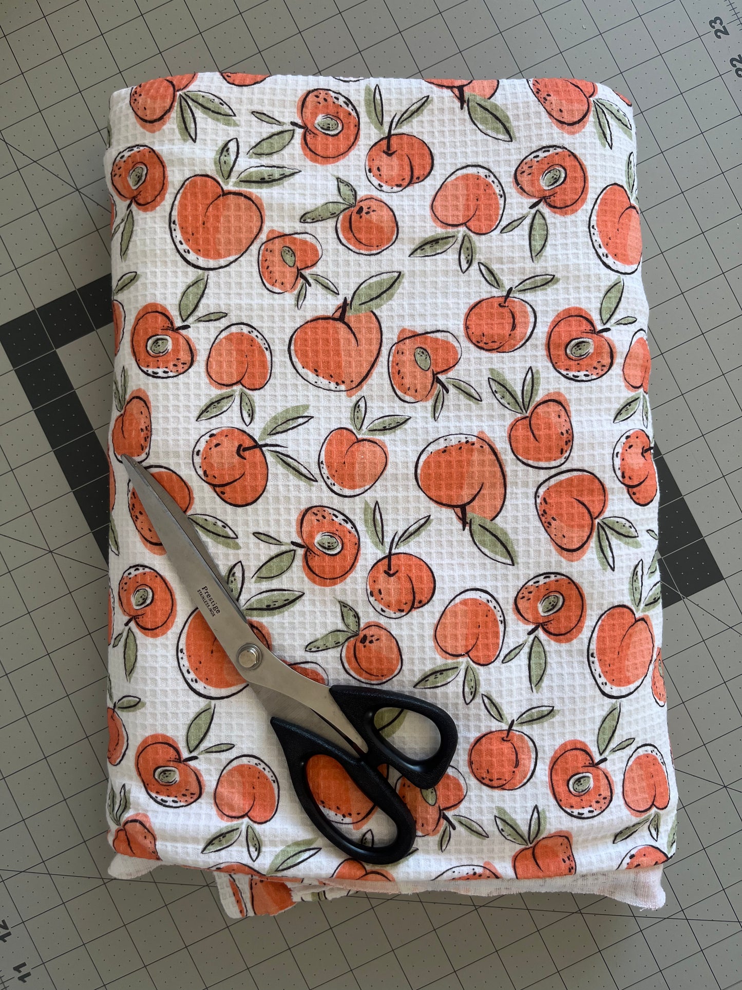 Peaches n Cream - Cotton Waffle