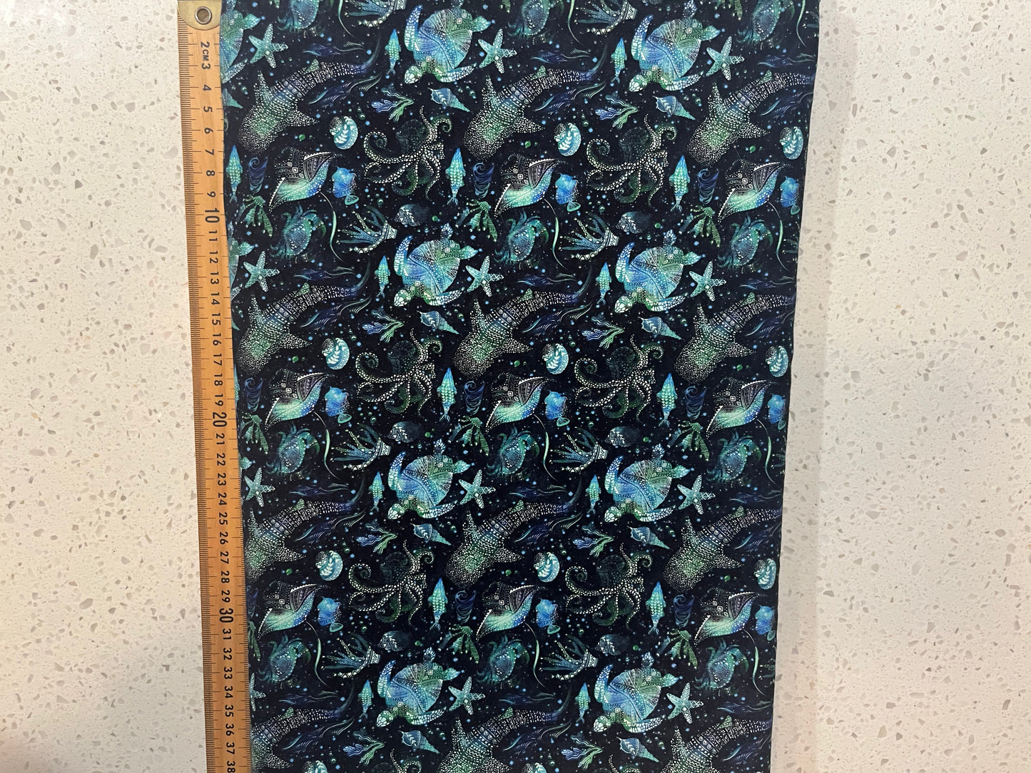 Pacific Tides Cotton Lycra 280gsm Fabric