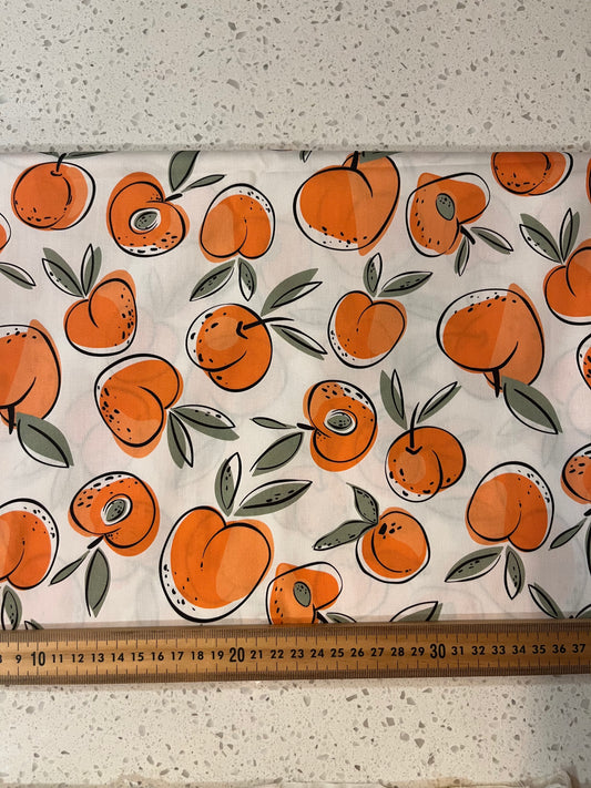 Peaches n Cream 100% Cotton Twill 120gsm Fabric