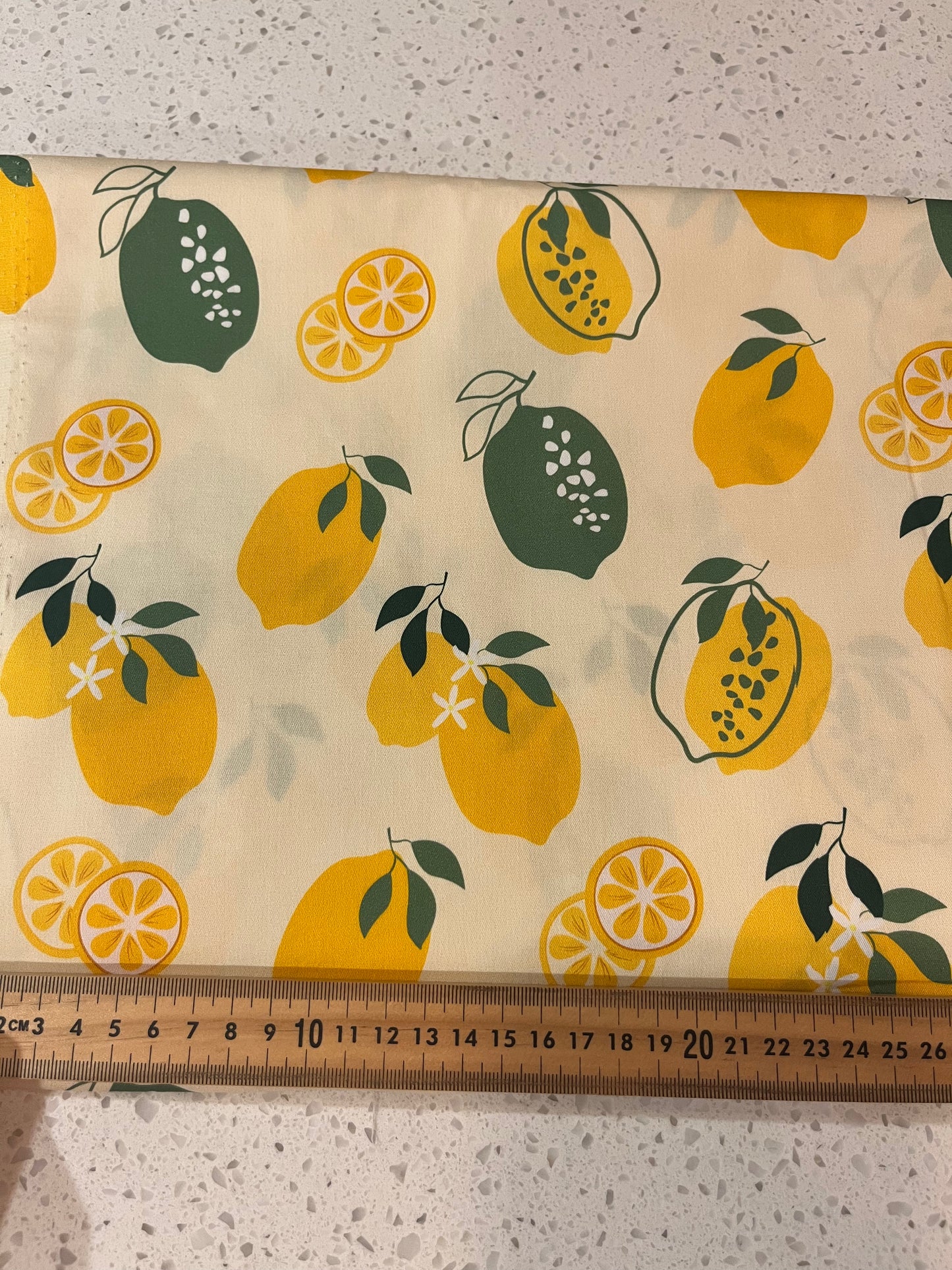 Lemon & Limes 100% Cotton Twill 120gsm Fabric