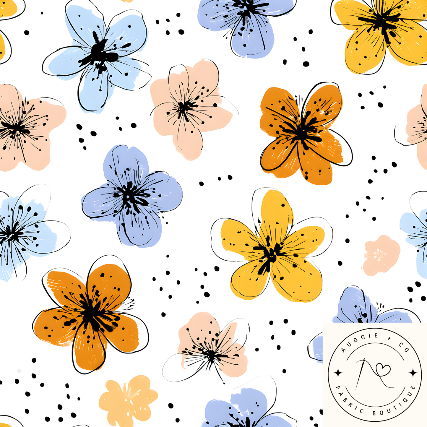 Meadow Flowers (Simple) – Pre-Order Fabric
