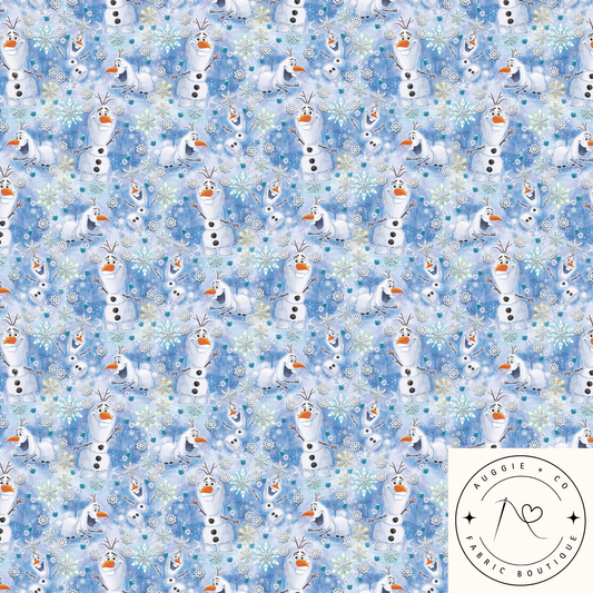 Snowy Smiles 100% Cotton Twill 120gsm Fabric
