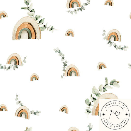 Boho Rainbows - Cotton Waffle