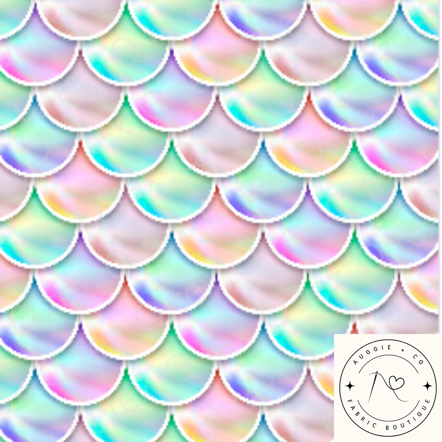 Ocean Shimmer Cotton Lycra 280gsm Fabric