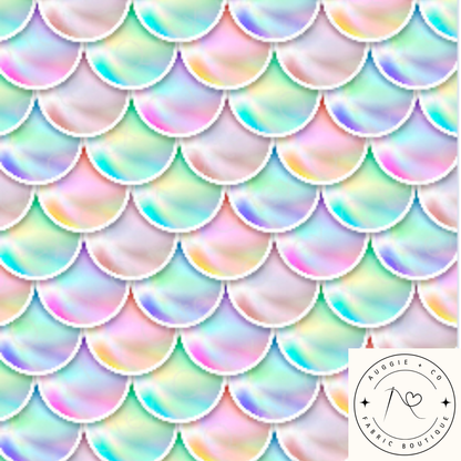 Ocean Shimmer Cotton Lycra 280gsm Fabric
