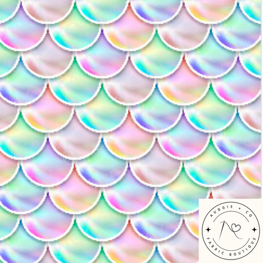 Ocean Shimmer Cotton Lycra 280gsm Fabric