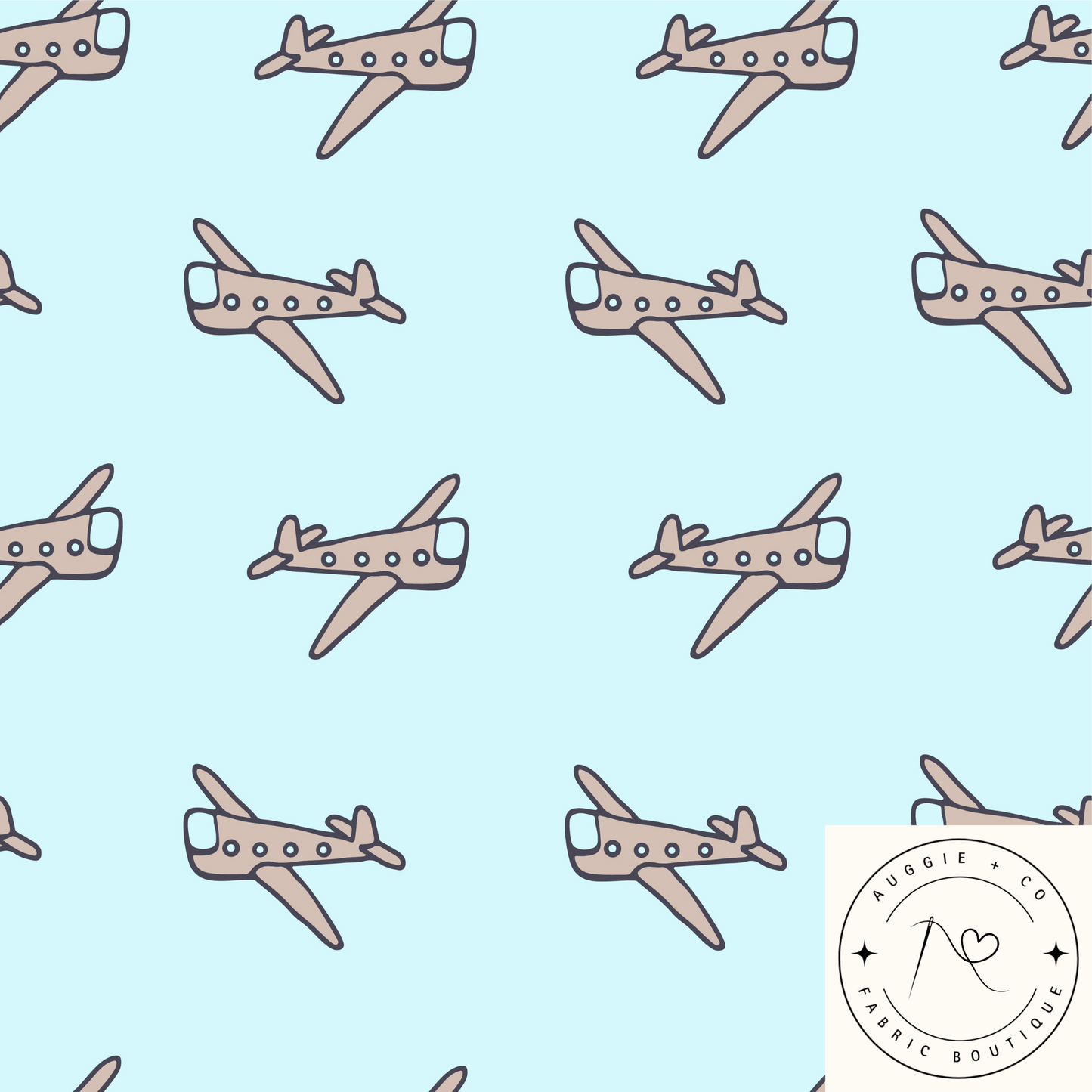 Blue Planes - Cotton Waffle