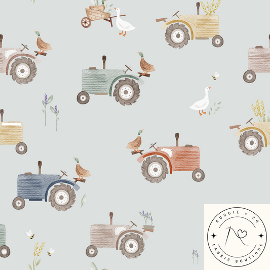 Farm Life Organic Cotton Rib Knit 250gsm