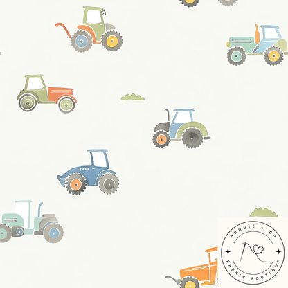 Little Tractor Co. Cotton Lycra 240gsm Fabric