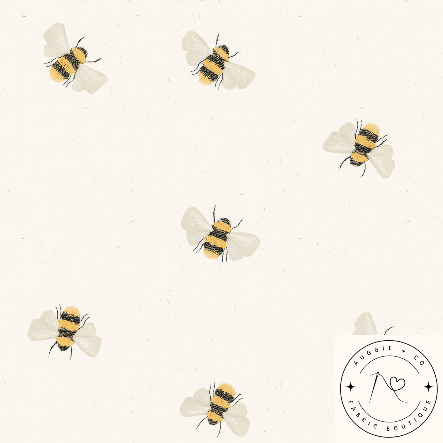 Bees Watercolour Pre-Order Fabric