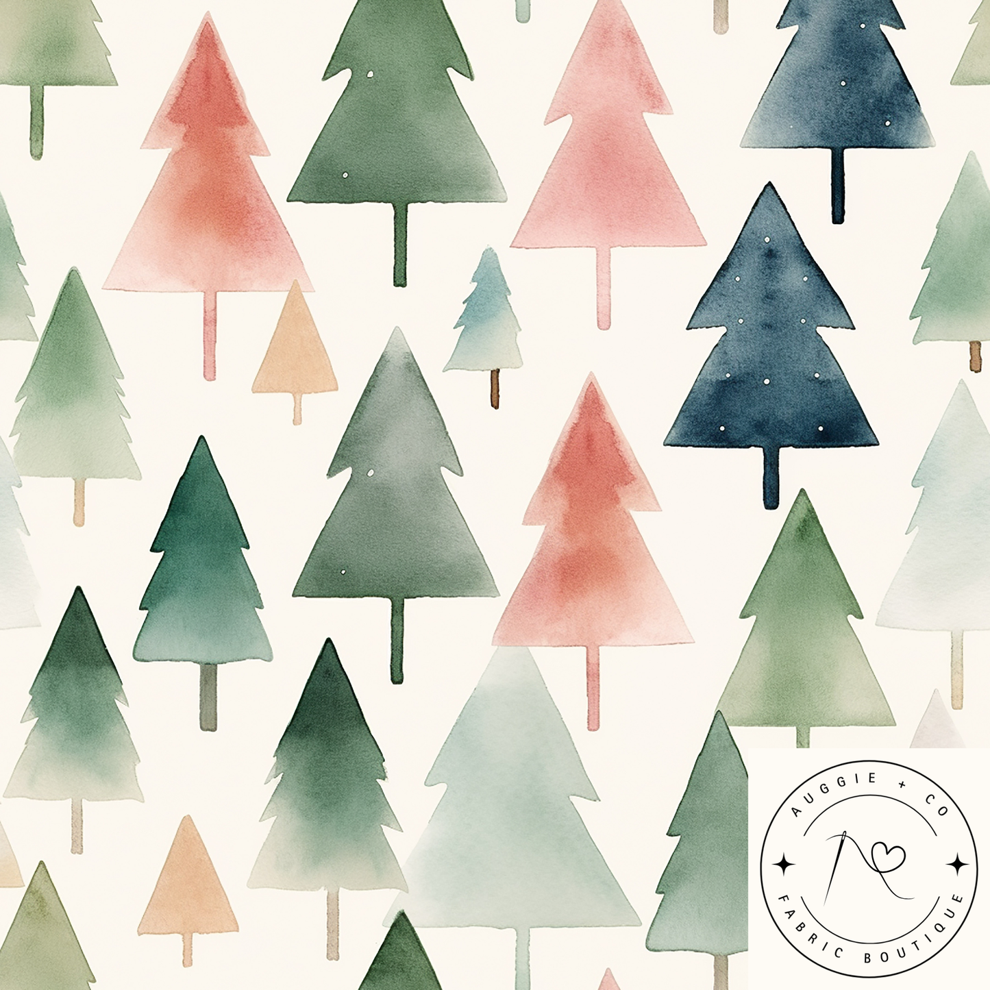 Holiday Pines Cotton Lycra 240gsm Fabric